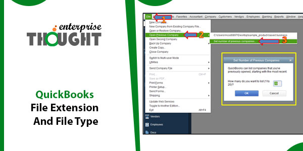 QuickBooks File Extension And File Type